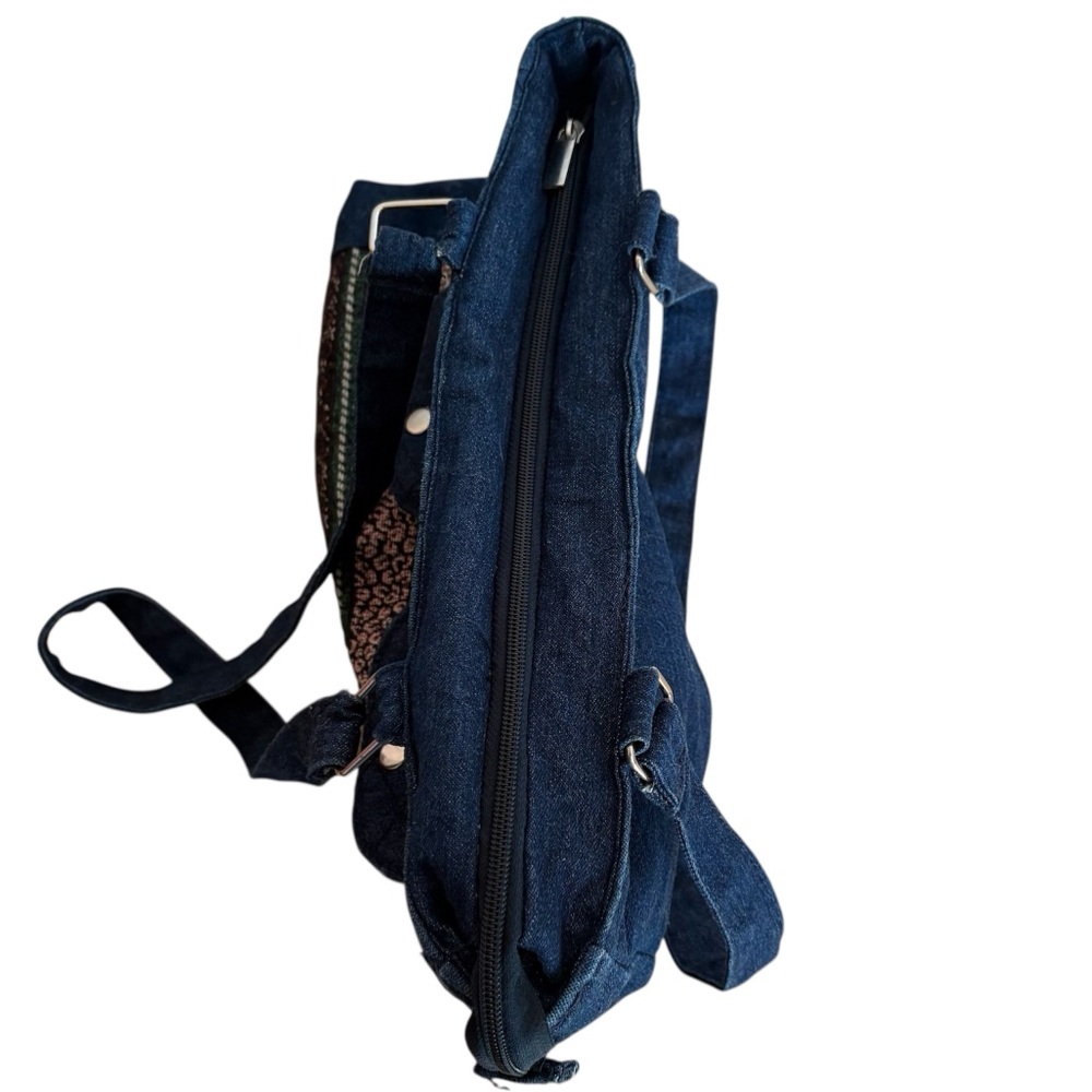 CANYON SKY Aztec Denim Crossbody Bag - Picture 4 of 15